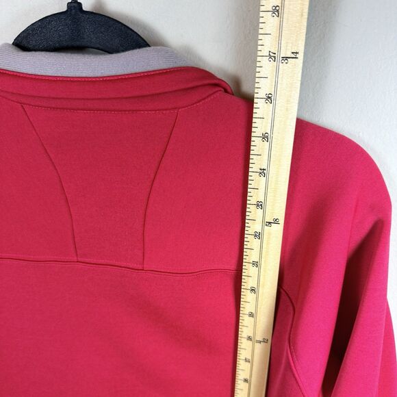 The North Face Sentinel Softshell Thermal Jacket Size Medium Red Pink Full Zip - Picture 5 of 8